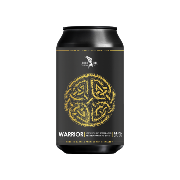 Lough Gill CAN Warrior Scotch Whisky BA Peated Imp Stout 14.0% 12x330ml