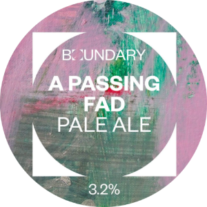 Boundary KEG Passing Fad Pale Ale 3.2% 30LTR (S)