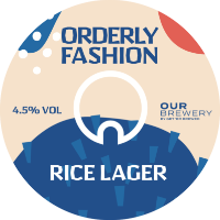 ORDERLY FASHION RICE LAGER