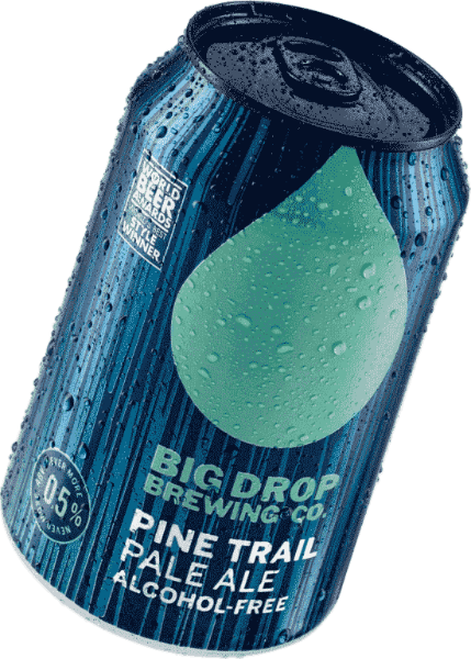 Big Drop CAN Pine Trail N/A Pale Ale (G/F) 0.5% 12x330ml