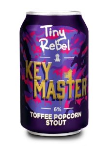 Tiny Rebel CAN Keymaster Toffee Popcorn Stout 6.0% 24x330ml