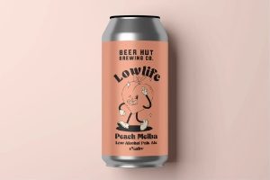 Beer Hut CAN Lowlife Low Alcohol Peach Melba Pale Ale 1.0% 24x440ml