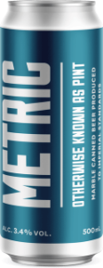 Marble Brewing CAN Metric (Pint) Session Ale 3.4% 24x500ml