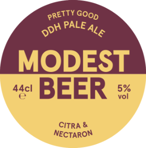 Modest Beer KEG Pretty Good Citra & Nectaron Pale Ale 5.0% 30LTR (KK)