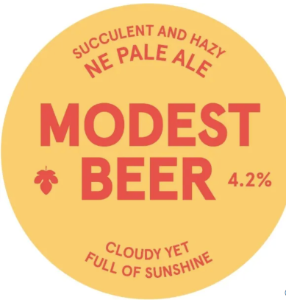 Modest Beer KEG NE Pale Ale 4.2% 50LTR (S)