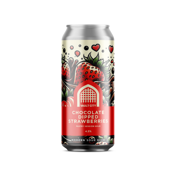 Vault City CAN Choc Dipped Strawberries Session Sour 4.5% 18x440ml