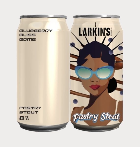 Larkins CAN Blueberry Bliss Bomb Pastry Stout 8.0% 24x440ml
