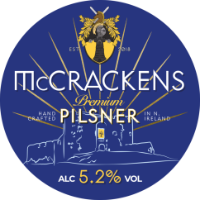 McCrackens KEG Premium Pilsner 5.2% 30LTR (S)