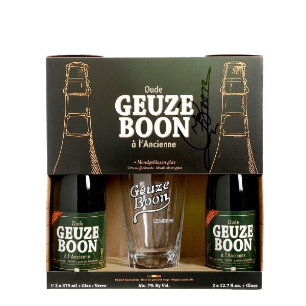 Boon Gueuze 2 Bottle Glass Gift Pk x 4