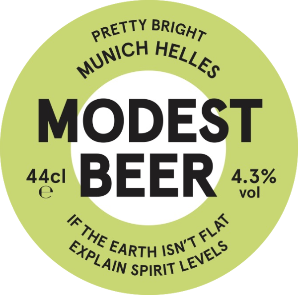 Modest Beer KEG Munich Helles 4.3% 30LTR (KK)