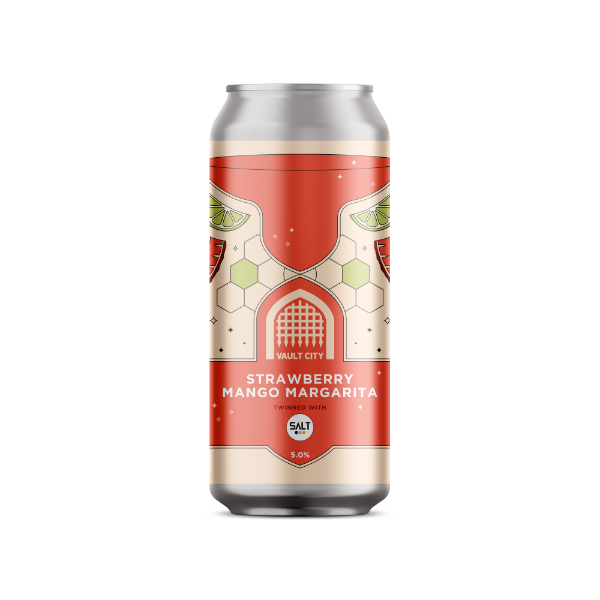 Vault City CAN Strawberry Mango Margarita Fruited Gose 5.0 18x440ml