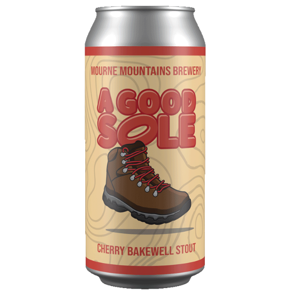 Mourne Mts CAN A Good Sole Cherry Bakewell Stout 5.5% 12x440ml