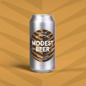 Modest Beer CAN Sweet As #3 NZ Brown Ale 4.8% 24x440ml